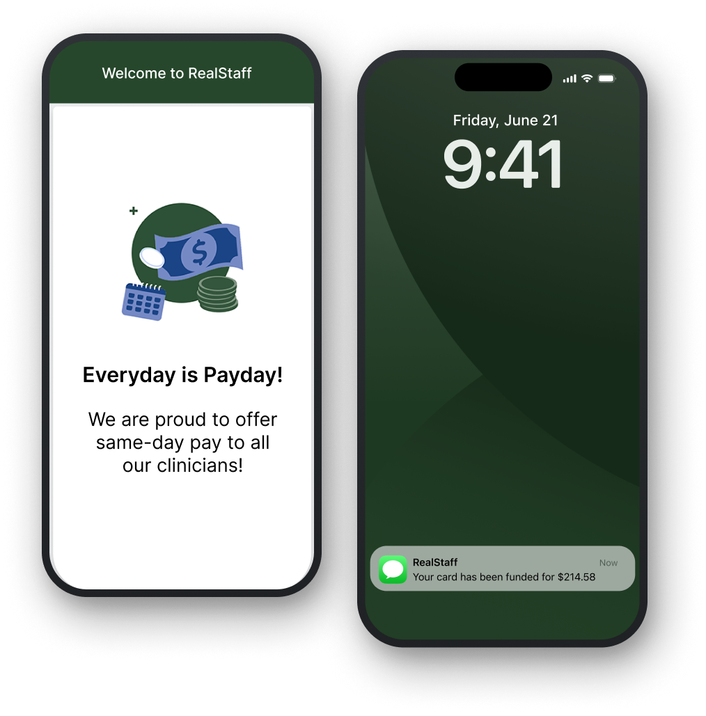 Get paid daily - NurseStaffing